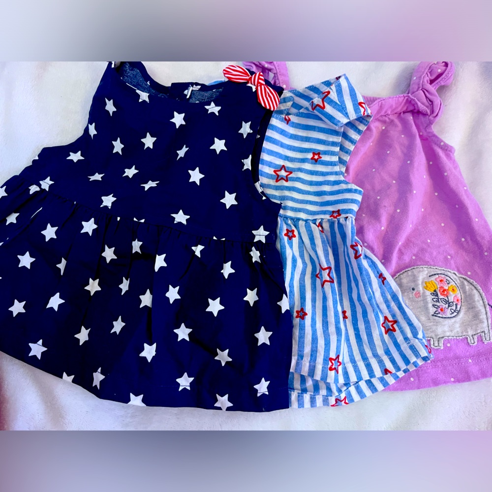 Set of 3-6Mo Dresses